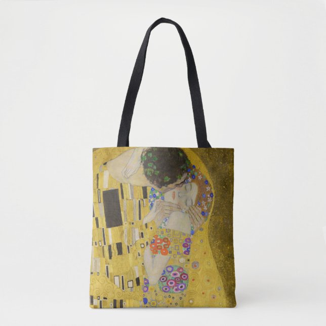 Bolso De Tela Gustav Klimt - El beso (Anverso)