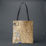 Bolso De Tela Gustav Klimt - Expectativa, Frieze Stoclet<br><div class="desc">El árbol de la vida, Stoclet Frieze, Expectation - Gustav Klimt, Cardboard, 1909</div>