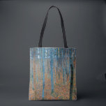 Bolso De Tela Gustav Klimt Fir Forest Tannenwald<br><div class="desc">Gustav Klimt Fir Forest - Árboles Rojos de Art Nouveau Esta hermosa pintura vintage de los árboles es del maestro Gustav Klimt. El cuadro, llamado Fir Forest I, o Tannenwald, nos muestra un hermoso paisaje con los Árboles Rojos, a través de un bosque denso. Gustav Klimt capturó la sensación de...</div>