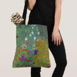Bolso De Tela Gustav Klimt Flower Garden Vintage Art Nouveau<br><div class="desc">Pintura Bella Artes Gustav Klimt Flower Garden Vintage Art Nouveau 1907</div>