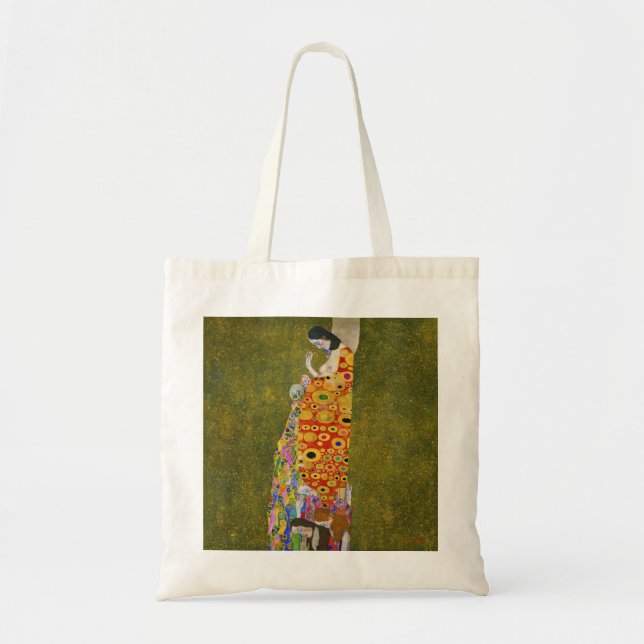 Bolso De Tela Gustav Klimt - Hope II (Frente)