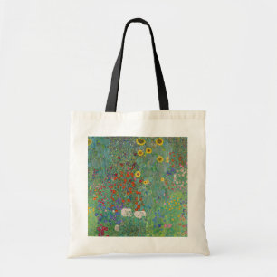 Bolso De Tela Gustav Klimt - Jardín de campo con girasoles