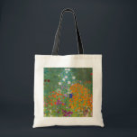 Bolso De Tela Gustav Klimt - Jardín de flores<br><div class="desc">Jardín de flores - Gustav Klimt en 1905-1907</div>