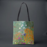 Bolso De Tela Gustav Klimt - Jardín de flores<br><div class="desc">Jardín de flores - Gustav Klimt en 1905-1907</div>