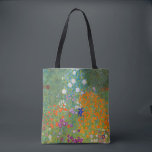 Bolso De Tela Gustav Klimt - Jardín de flores<br><div class="desc">Jardín de flores - Gustav Klimt en 1905-1907</div>