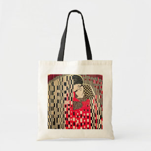 Bolso De Tela Gustav Klimt La ilusión óptica Kiss x Bauhaus
