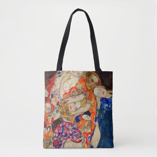 Bolso De Tela Gustav Klimt - La novia (inconclusa) (Anverso)