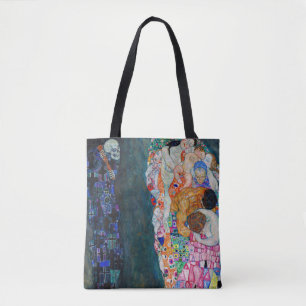 Bolso De Tela Gustav Klimt - Muerte y vida