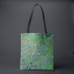 Bolso De Tela Gustav Klimt - Paisaje de los jardines italianos<br><div class="desc">Paisaje Jardín Italiano / Paisaje Horticultural Italiano - Gustav Klimt,  Petróleo en Lienzo,  1913</div>