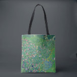 Bolso De Tela Gustav Klimt - Paisaje de los jardines italianos<br><div class="desc">Paisaje Jardín Italiano / Paisaje Horticultural Italiano - Gustav Klimt,  Petróleo en Lienzo,  1913</div>