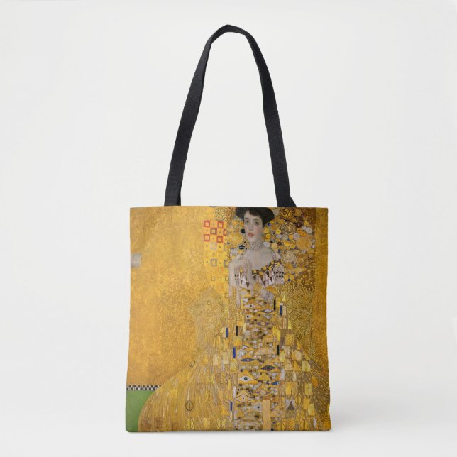 Bolso De Tela Gustav Klimt - Retrato de Adele Bloch-Bauer I (Anverso)