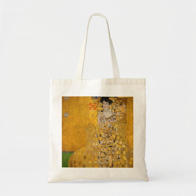 Bolso De Tela Gustav Klimt - Retrato de Adele Bloch-Bauer I (Frente)