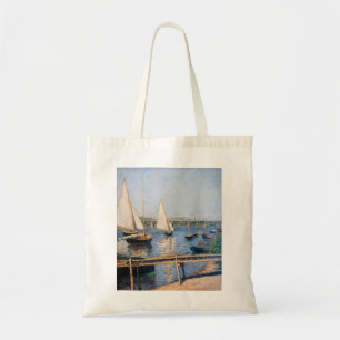 Bolso De Tela Gustave Caillebotte - Barcos de vela en Argenteuil