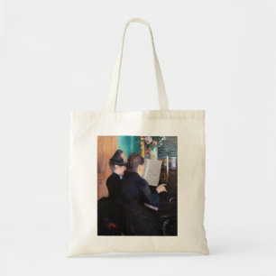 Bolso De Tela Gustave Caillebotte - La lección del piano