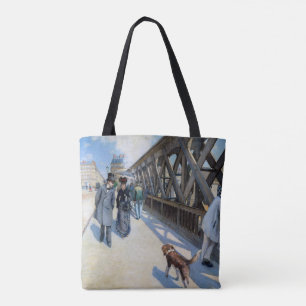 Bolso De Tela Gustave Caillebotte - Le Pont de l'Europe