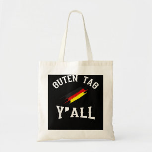 Bolso De Tela Guten Tag Y'all Bandera Alemana Funny Oktoberfest 