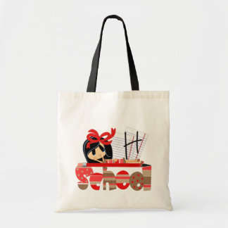 Bolso De Tela H Monograma Tote de presupuesto escolar