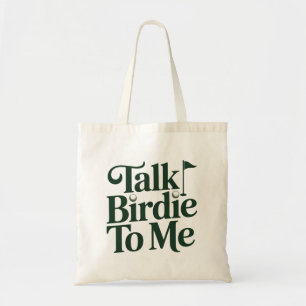 Bolso De Tela Háblale a Birdie Golf Divertido Regalo de Golfista