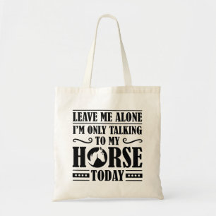 Bolso De Tela Hablando con mi caballo