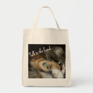 Bolso De Tela Hable con la mano