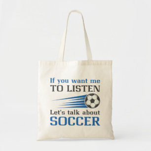Bolso De Tela Hablemos de fútbol