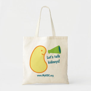 Bolso De Tela Hablemos el tote de los riñones