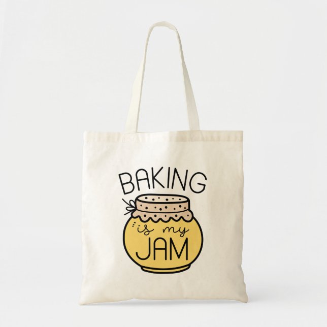 Bolso De Tela Hacer Baking es mi mermelada (Frente)