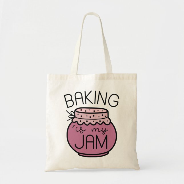 Bolso De Tela Hacer Baking es mi mermelada (Frente)