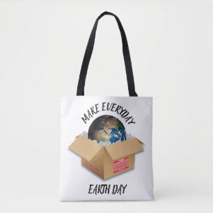 BOLSO DE TELA HACER CADA DÍA TIERRA