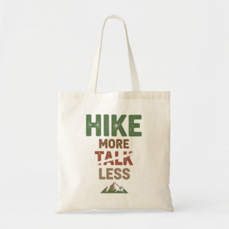 Bolso De Tela Hacer más caminatas y hablar menos