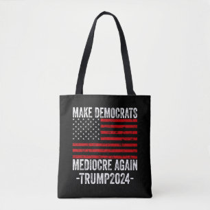 BOLSO DE TELA HACER MEDIOCRE A LOS DEMÓCRATAS DE NUEVO TRUMP 202