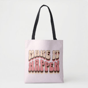 Bolso De Tela Hacer que suceda