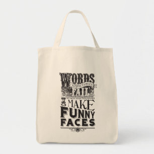 Bolso De Tela Hacer rostros