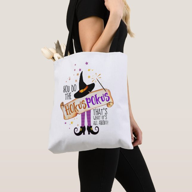 Bolso De Tela Haces el Hokus Pokus Witch Magic ID982 (Detalle)