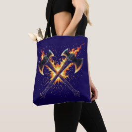 Bolso De Tela Hachas de Fantasía Cruzadas con Energía Ígnea – Po