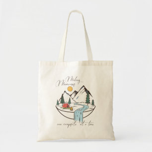 Bolso De Tela Haciendo acampada de Recuerdos