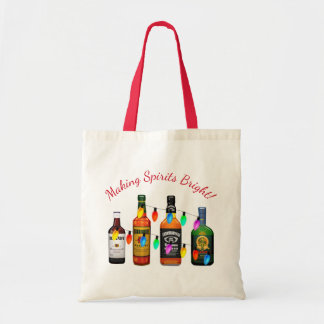 Bolso De Tela Haciendo bebidas espirituosas el licor divertido