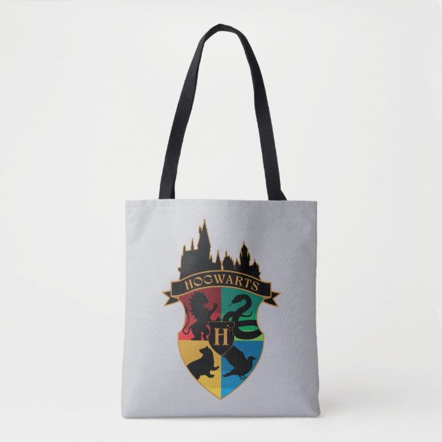 Bolso De Tela HACIENTES™ Castillo Escudo Insignia para el Orgull (Anverso)