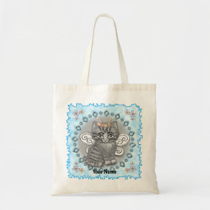 Bolso De Tela Hada de gato atigrado