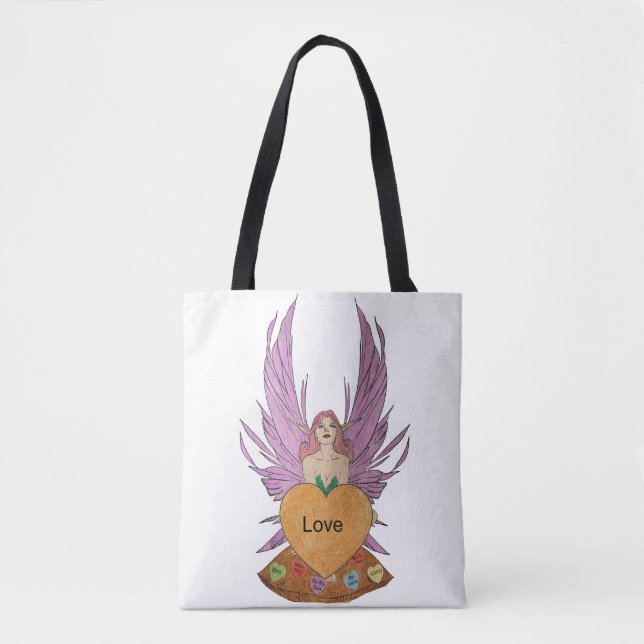 Bolso De Tela Hada de San Valentín (Anverso)