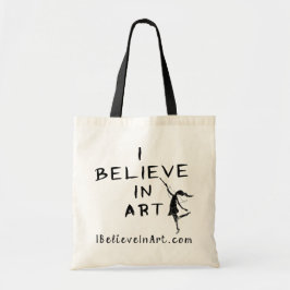 Bolso De Tela Hada del arte: Creo en el arte promocional
