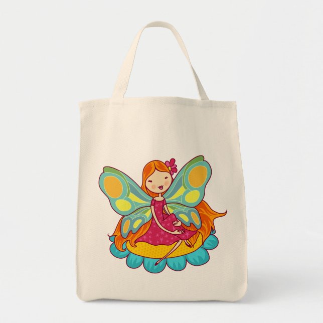 Bolso De Tela Hada del jardín (Frente)
