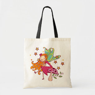 Bolso De Tela Hada del jardín en seta