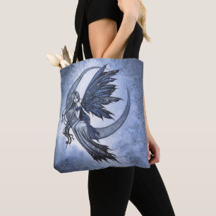 Bolso De Tela Hada en Arte Fantástico de Luna Creciente