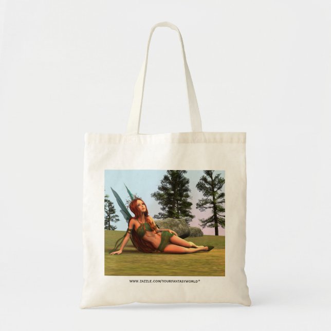 Bolso De Tela Hada linda (Frente)
