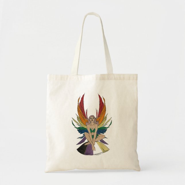 Bolso De Tela Hada no binaria (Frente)