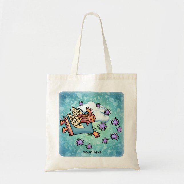 Bolso De Tela Hada Voladora (Frente)