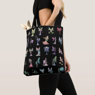 Bolso De Tela Hadas Caprichosas Diversión Arte de Fantasía de Ha