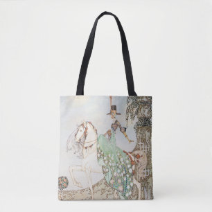 Bolso De Tela Hadas de la Vintage, Princesa Minette, Kay Nielsen