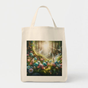 Bolso De Tela Hadas del Bosque Místico Huevos Mágicos de Primave